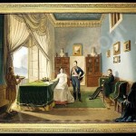 Ferdinando II con la moglia Maria Cristina di Savoia nel palazzo reale di Napoli (1)