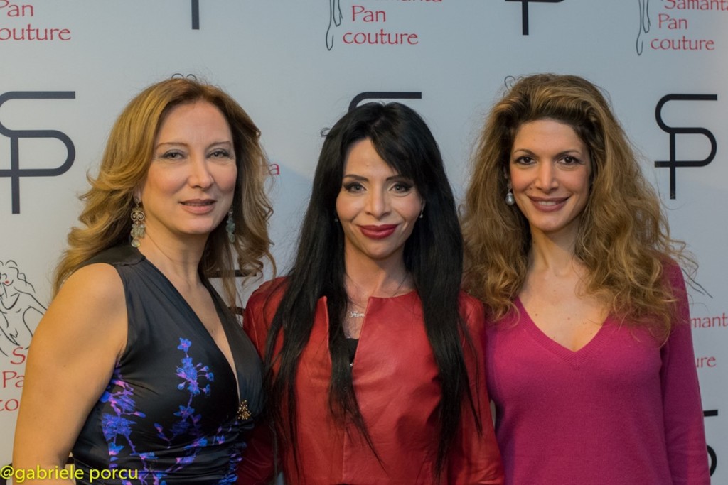 Da destra Maria Monsè, Samanta Panetta e amica (Copia)