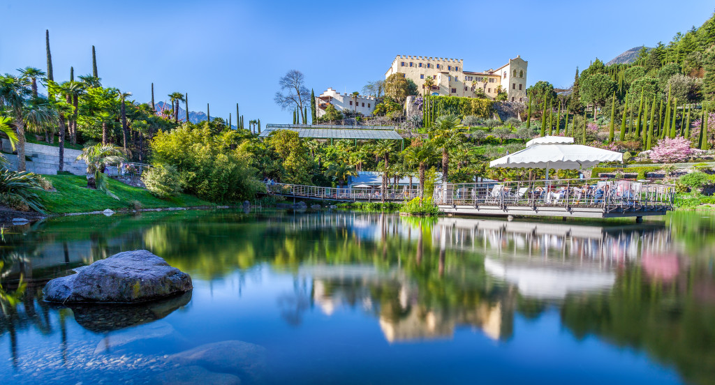 Panorama Giardini di Sissi con Laghetto delle Ninfee