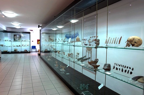L'interno del Museo di Crotone