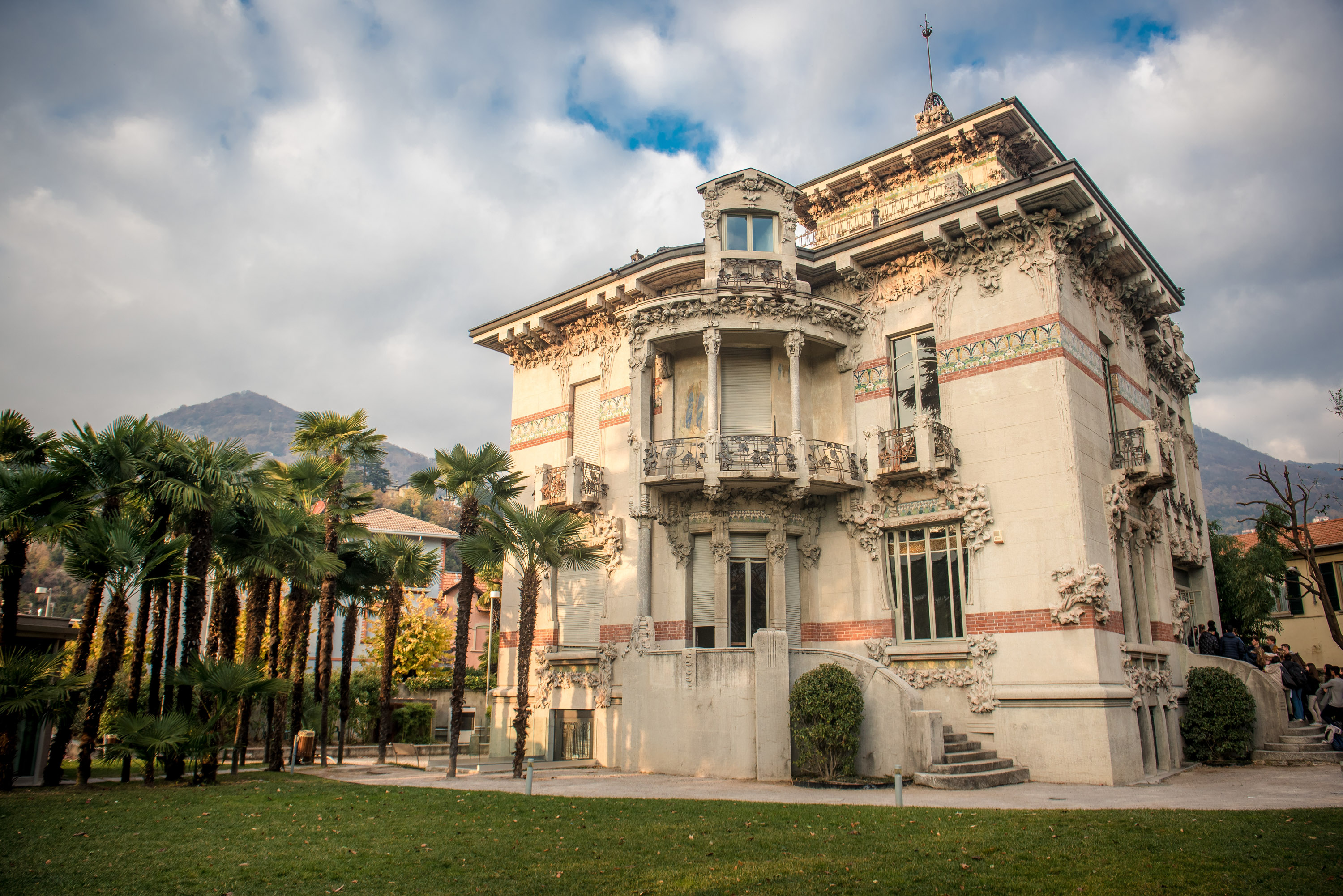 Cernobbio Villa Bernasconi allestimento mostra