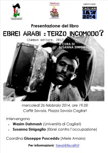 “Ebrei Arabi:terzo incomodo?” a cura di Susanna Sinigalia