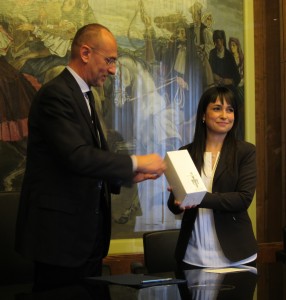 Stefania Fadda e Ugo Cappellacci_Premio Dea Madre